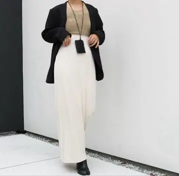 aere 벨로아 롱 스커트 38