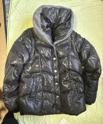 블랙 다운 자켓