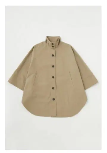 MOUSSY 판초 코트 베이지 프리 사이즈