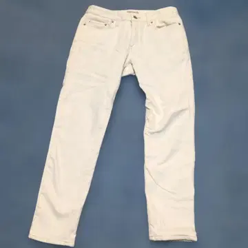Petit Monheur 화이트 데님 스트레이트