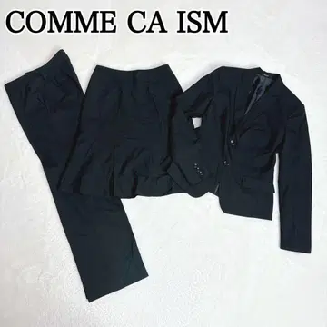 [COMME CA ISM] 컴시즘 수트 3세트 블랙 취업활동