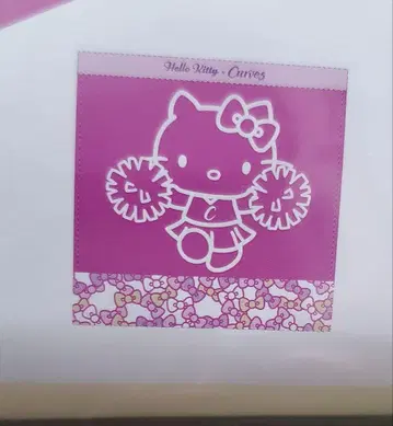 커브 키티짱 핸드 타월