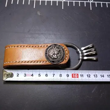 천연 가죽 벨트 루프 키링 가죽 공예 유우