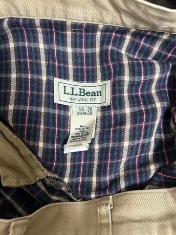 L.L.Bean 내추럴 핏 치노 팬츠 30/29