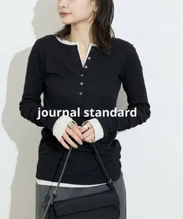 journalstandard 저널 스탠다드 하이 트위스트 리브 니트