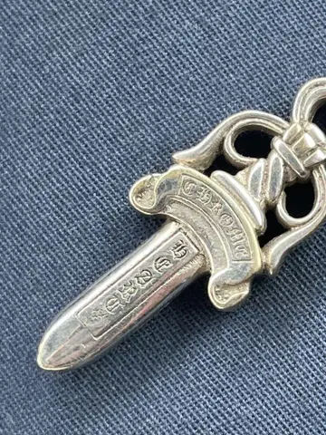 925 실버 더블 대거 펜던트 목걸이