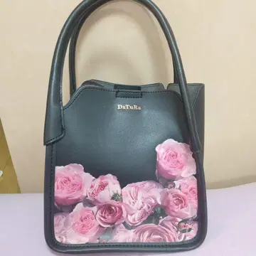 미사용 새상품 Datura 로즈 패턴 핸드백