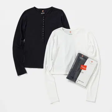 Hanes forBIOTOP 헨리넥&크루넥 EX