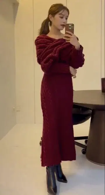 laubeblanc Cable knit Dress