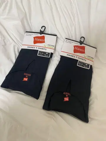 Hanes 헤인즈 키넥 T셔츠 블랙 2장