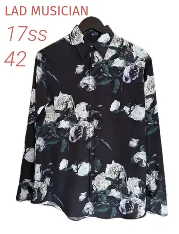 LAD MUSICIAN 17ss 꽃무늬 셔츠 42 초기형
