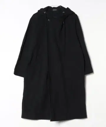 ZUCCa 후드 부착 롱 후드티 코트 아우터
