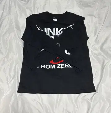 린킨 파크 FROM ZERO 롱티 블랙 M 사이즈
