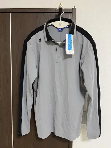 DESCENTE 골프 피케 셔츠 셋업 그레이 JP 48