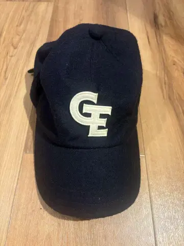 GOOD ENOUGH 펠트 와펜 울 캡 네이비 복각