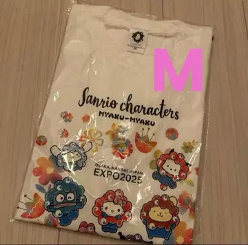 오사카 간사이 만박 미야쿠미야쿠 Sanrio 캐릭터 T셔츠 M 사이즈