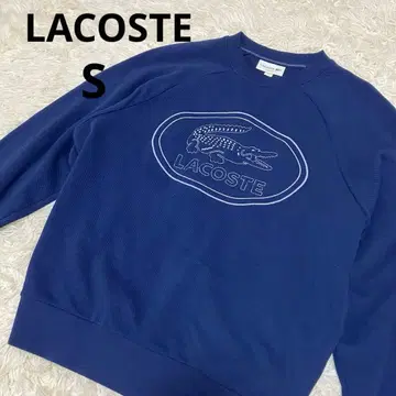 LACOSTE 네이비 자수 로고 사슴 트레이닝복
