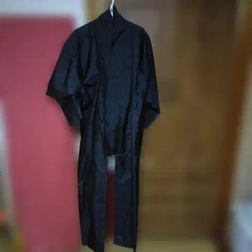 블랙  기모노