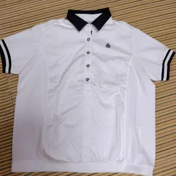 Munsingwear 피케 셔츠 LL 화이트/블랙