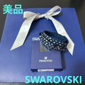 새상품급 Swarovski 네이비 팔찌 스와로브스키