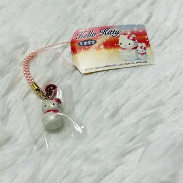 헬로키티 매듭 장식 눈사람
