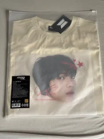 RUNSEOKJIN EP.TOUR 얼굴 프린트 티셔츠 XL