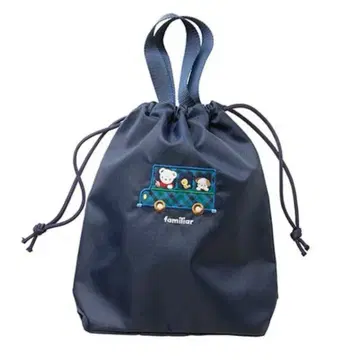 새상품 파밀리아 슈즈 백 슈즈 케이스 네이비 백