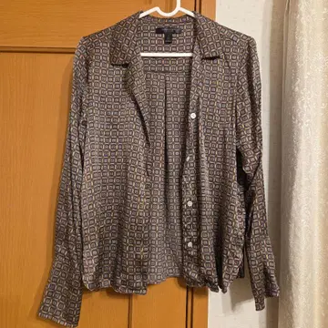 BANANA REPUBLIC 실크 블라우스 S 세탁 가능한 실크