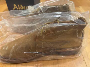 [ 미사용품 ] Alden 1493 처카 부츠 7 1/2 D 브라운