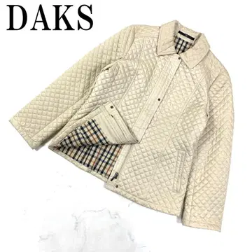 LA8325 닥스 퀼팅 자켓 안감 체크 베이지 40