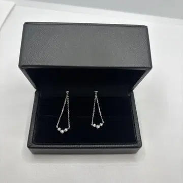 [샵 카드 있음] 반돔 아오야마 다이아몬드 귀걸이