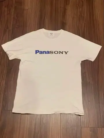 PanaSONY 화이트 T셔츠 L