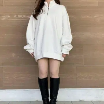 GAP 아치 로고 하프 지퍼 맨투맨 트레이닝복