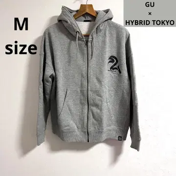 GU HYBRIDTOKYO 콜라보 후드티 M 사이즈 그레이 미사용 새상품