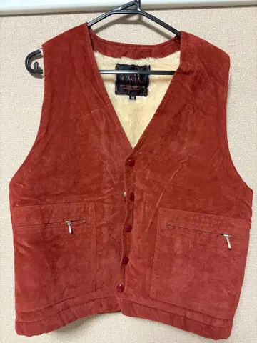 MEN'S CASUAL 오렌지 베스트 M 사이즈