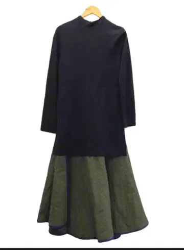 UN3D. 퀼팅 레이어드 원피스