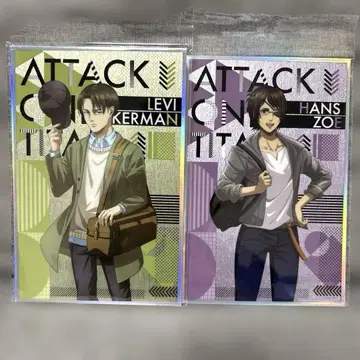 진격의 거인 최애 여행 JR 도카이 콜라보 나고야 홀로 색지 리바이 한지