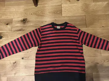 BELAFONTE RIB Border Navy x Red L/S