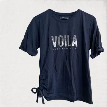 OCTAVE VOILA 블랙 T셔츠 L사이즈