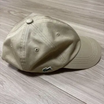 LACOSTE 베이지 야구 모자