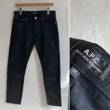 새상품급 A.P.C PETIT NEW STANADRD 블랙 데님 APC