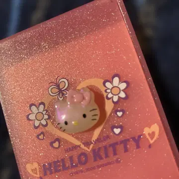 키티 라메 믹스 페이스 마스코트 포함 핸드 거울 미사용품 2000