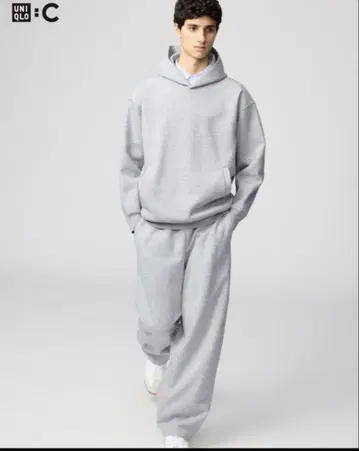 UNIQLO 그레이 스웨트 팬츠 S