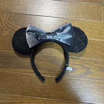 미키 귀 머리띠 블랙