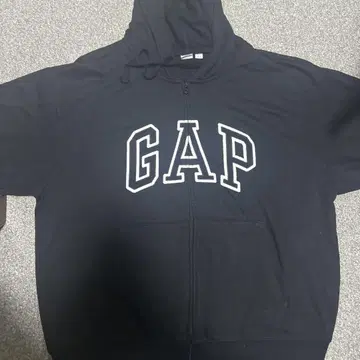 GAP 블랙 후드티 L 사이즈