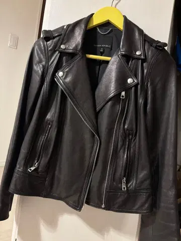 블랙 새상품급 양가죽 자켓