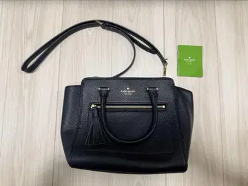 [ kate spade ] 블랙 가죽 핸드백