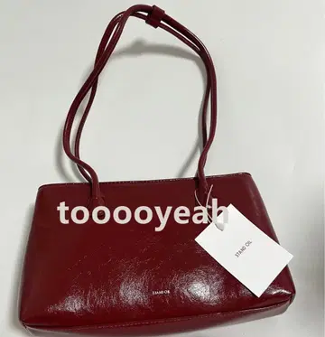 STAND OIL 레드 숄더백 하트 파우치 포함