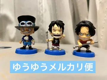 원피스 애니캐러 히어로즈 피규어 마린포드 편 루피 에이스 사보