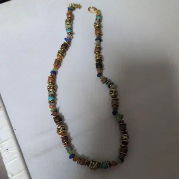 캐주얼 비즈 목걸이 약 45cm